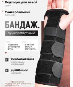Universal Wrist Brace and Splint for Pain Relief & Support