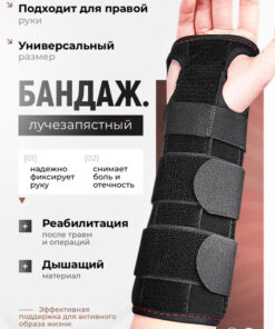 Wrist Brace & Support - Universal Splint & Stabilizer