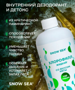 Liquid Chlorophyll with Mint for Weight Loss and Detox, 500ml