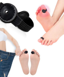 Magnetic Toe Rings & Leather Foot Wraps for Foot Care