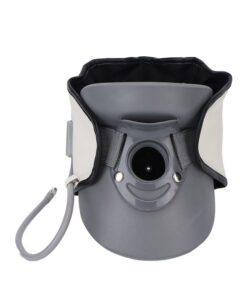 Inflatable Cervical Traction Collar for Neck Pain Relief & Injury Support with Attachments & Pump
