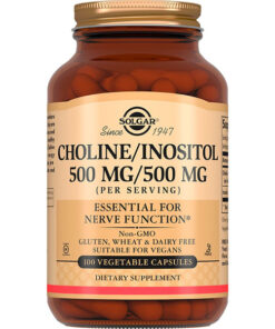 Solgar Choline Inositol 500mg/500mg Capsules (Dietary Supplement)